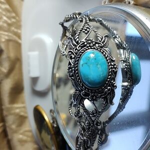 BBJ TURQUOISE STERLING SILVER BRACELET
